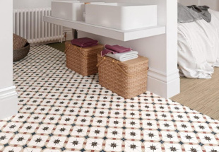Керамогранит Laparet Bristol Beige бежевый матовый карвинг (19,6х19,6)